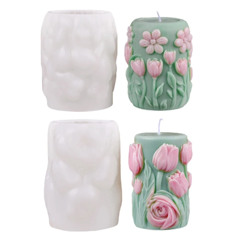 Flower Cylinder Silicone Molds for Making Soap Epoxy Resin Craft X3UC
Flower Cylinder Silicone Molds for Making Soap Epoxy Resin Craft X3UC