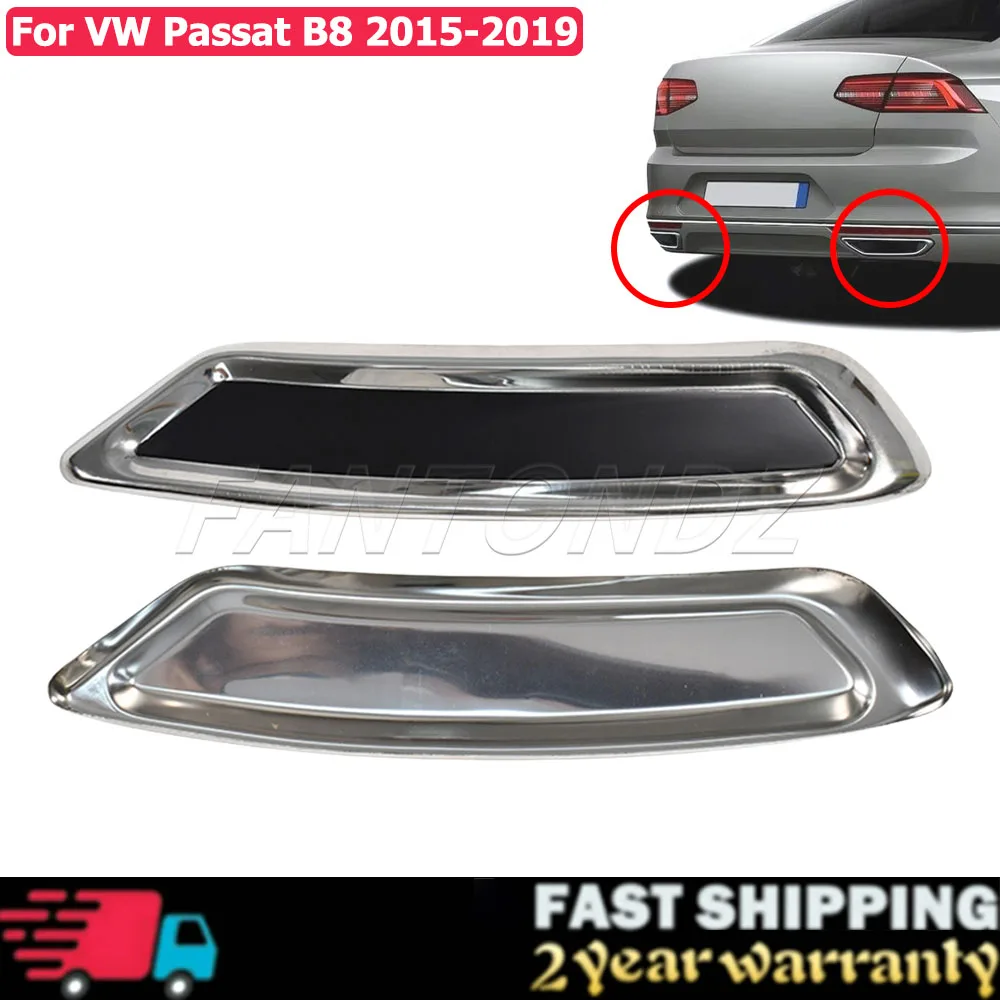 Chrome Exhaust Diffuser Frame For VW Passat B8 2015-2019 Stainless Steel Car Accessories Rear RLine Tuning Highline TSU FSU TDI
Chrome Exhaust Diffuser Frame For VW Passat B8 2015-2019 Stainless Steel Car Accessories Rear RLine Tuning Highline TSU FSU TDI