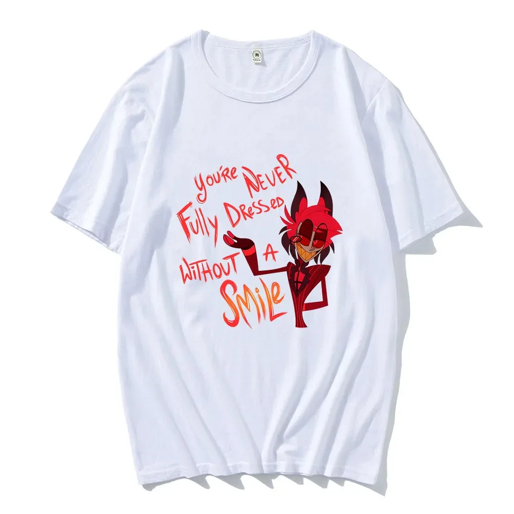 Hazbin Hotel Angel Dust and Alastor T-shirt Summer Women Casual T-shirt O Collar Fashion Short Sleeve Top Loose Clothing
Hazbin Hotel Angel Dust and Alastor T-shirt Summer Women Casual T-shirt O Collar Fashion Short Sleeve Top Loose Clothing