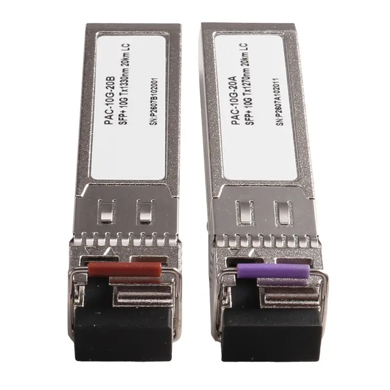 10G SFP+ BIDI Fiber Transceiver Module For LC, WDM, 1270Nm/1330Nm BIDI Fiber Transceiver Module For & Mikrotik
10G SFP+ BIDI Fiber Transceiver Module For LC, WDM, 1270Nm/1330Nm BIDI Fiber Transceiver Module For & Mikrotik