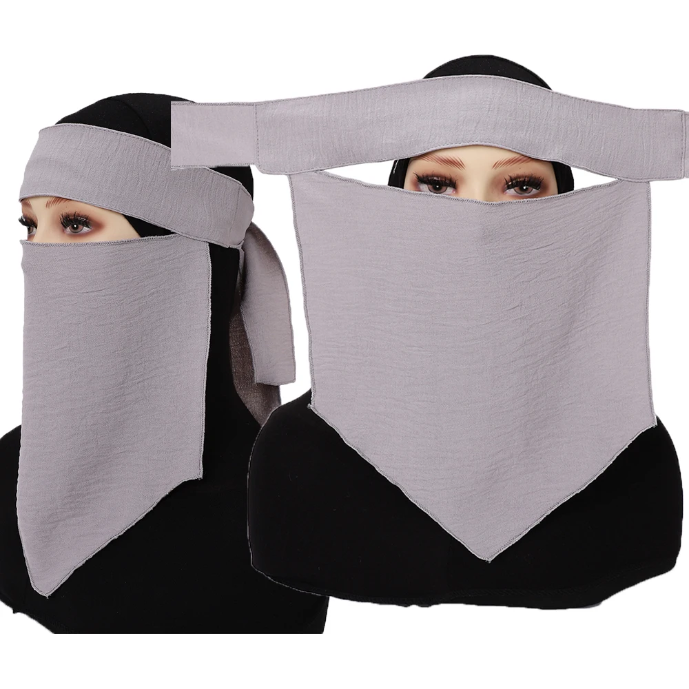 Niqab Short Pinch Eye Breathable Nida Eid Ramadan Wholesale Muslim WomenHijab Saudi Face Cover Veil Niqab
Niqab Short Pinch Eye Breathable Nida Eid Ramadan Wholesale Muslim WomenHijab Saudi Face Cover Veil Niqab
