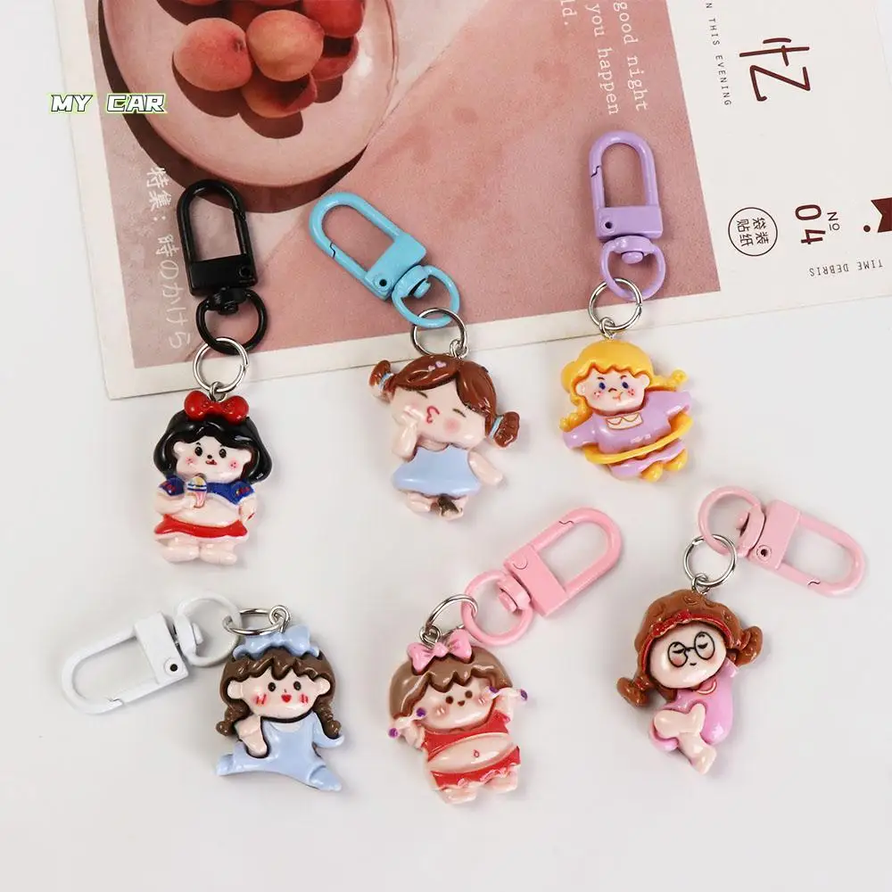 Chubby Girl Cute Small Keychain Creative Cute Cartoon Resin Keychain Cartoon Mini Little Metal Keyring Bag Accessories
Chubby Girl Cute Small Keychain Creative Cute Cartoon Resin Keychain Cartoon Mini Little Metal Keyring Bag Accessories