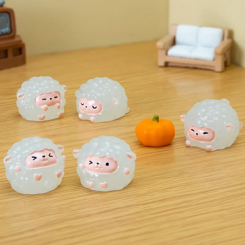 Creative cartoon micro landscape cute luminous sheep small ornament home decoration craft resin DIY niche small ornament
Creative cartoon micro landscape cute luminous sheep small ornament home decoration craft resin DIY niche small ornament