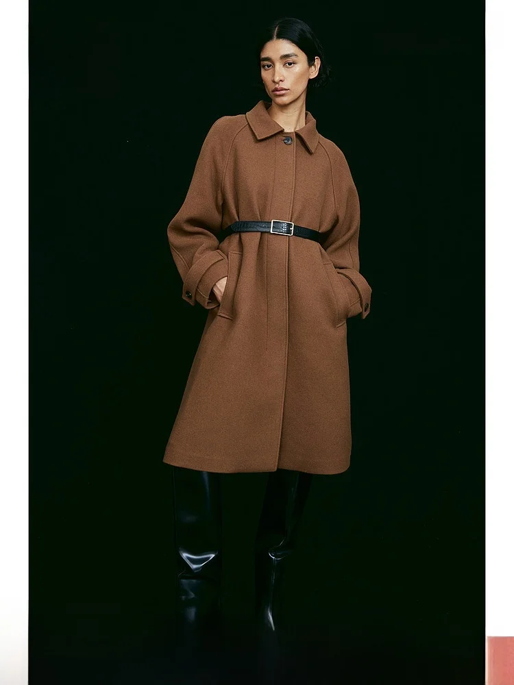 H & M женское шерстяное пальто, зимнее модное свободное простое слиповое теплое пальто длиной до колена, ветровка Old Money Sle 253843
H & M женское шерстяное пальто, зимнее модное свободное простое слиповое теплое пальто длиной до колена, ветровка Old Money Sle 253843