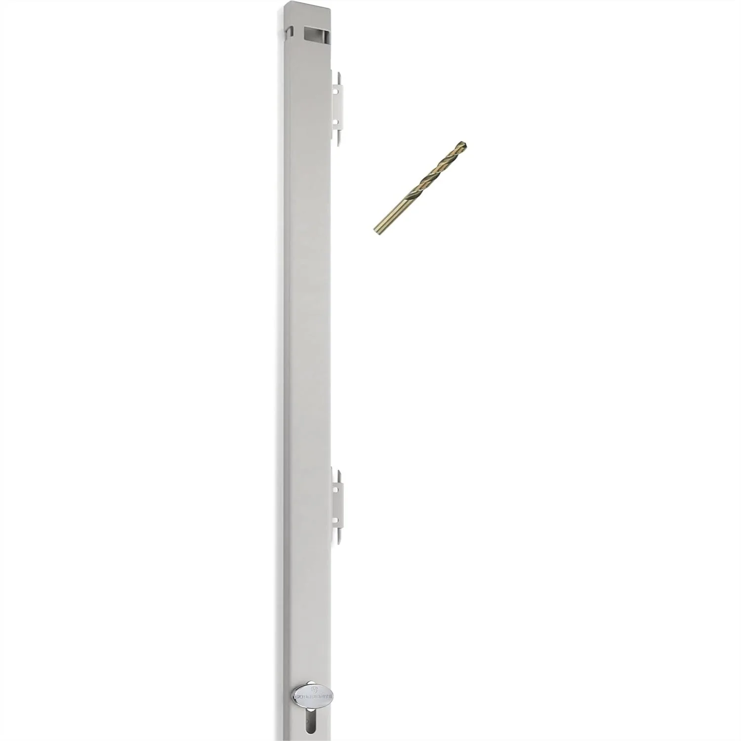 File Cabinet Locking Bar for 4 Drawer File Cabinets, Beige with Cobalt Drill Bit
File Cabinet Locking Bar for 4 Drawer File Cabinets, Beige with Cobalt Drill Bit