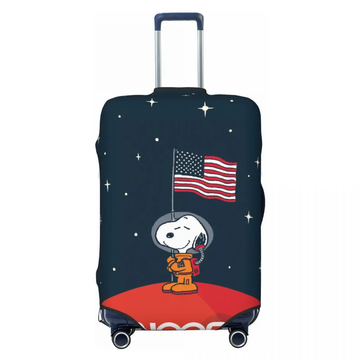 Custom American Astronaut Snoopy Luggage Cover Cute Beagle Dog Suitcase Protector Covers Suit For 18-32 inch
Custom American Astronaut Snoopy Luggage Cover Cute Beagle Dog Suitcase Protector Covers Suit For 18-32 inch