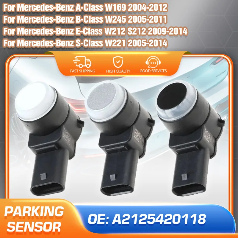 Car PDC Parking Sensor For Mercedes Benz W169 W245 W212 S212 W221 A B E S Class Bumper Object Reverse Assist Radar A2125420118
Car PDC Parking Sensor For Mercedes Benz W169 W245 W212 S212 W221 A B E S Class Bumper Object Reverse Assist Radar A2125420118