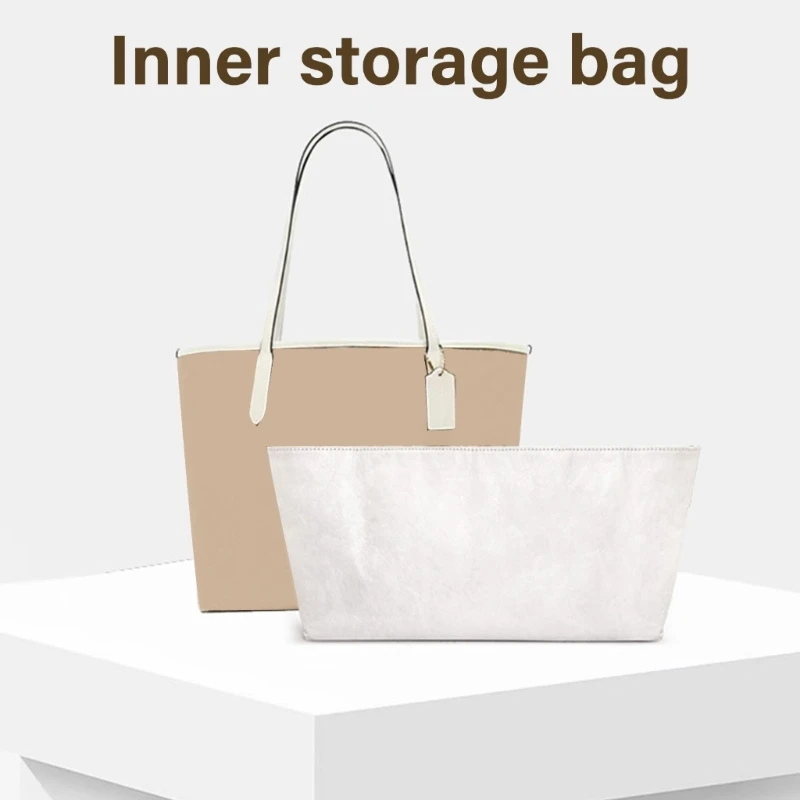 Paper Purse Insert Bag for Handbags Zippered Bag Shaper Handbag Inner Storage Cosmetic Liner Bags
Paper Purse Insert Bag for Handbags Zippered Bag Shaper Handbag Inner Storage Cosmetic Liner Bags