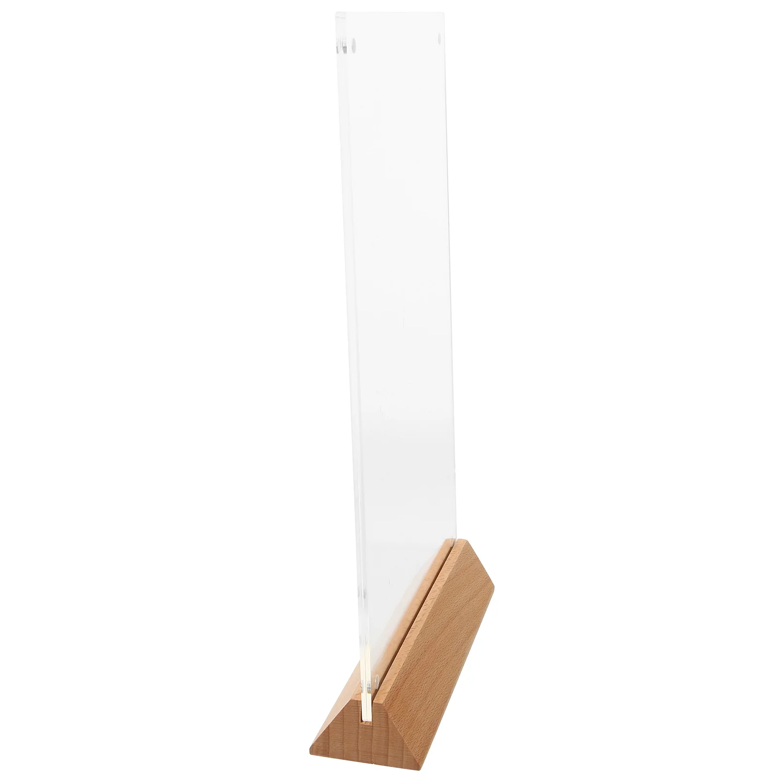 Acrylic Sign Holder Display Rack Price Tags Tabletop Menu Label Holder Wooden Base Clear Durability Wide Usage Retail
Acrylic Sign Holder Display Rack Price Tags Tabletop Menu Label Holder Wooden Base Clear Durability Wide Usage Retail