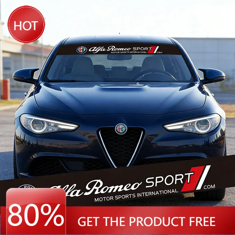 Hub Caps 1Pcs Car Front Rear Windshield Decoration Stickers For Alfa Romeo 156 159 147 4C 8C 166 Giulia Giulietta Stelvio Spider
Hub Caps 1Pcs Car Front Rear Windshield Decoration Stickers For Alfa Romeo 156 159 147 4C 8C 166 Giulia Giulietta Stelvio Spider