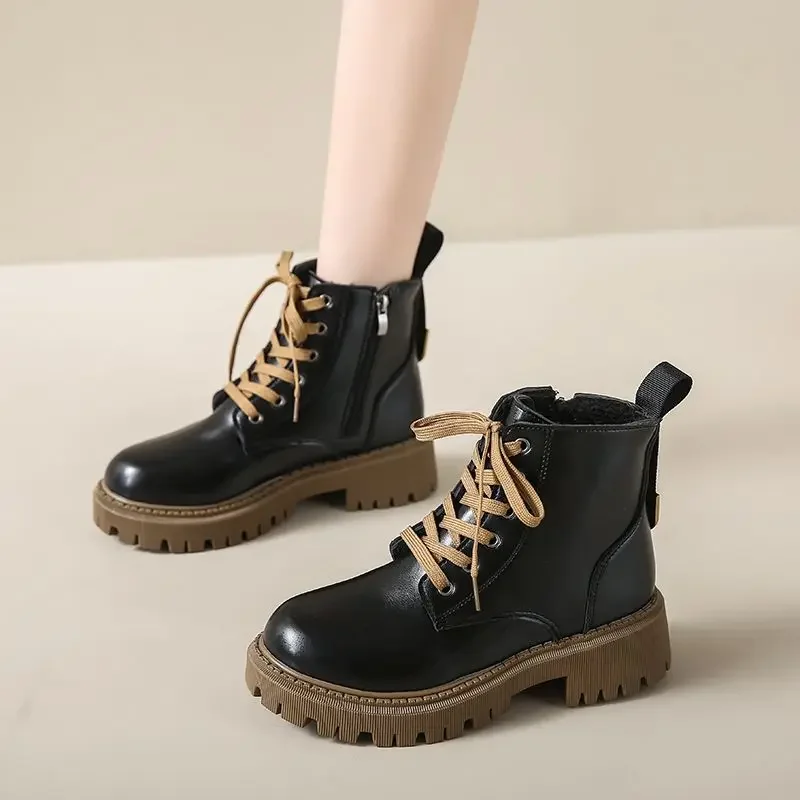 Zip Chunky Woman Short Shoes With Laces Round Toe Combat Ankle Boots for Women Hot Chic and Elegant Footwear Y2k Goth Pu Booties
Zip Chunky Woman Short Shoes With Laces Round Toe Combat Ankle Boots for Women Hot Chic and Elegant Footwear Y2k Goth Pu Booties