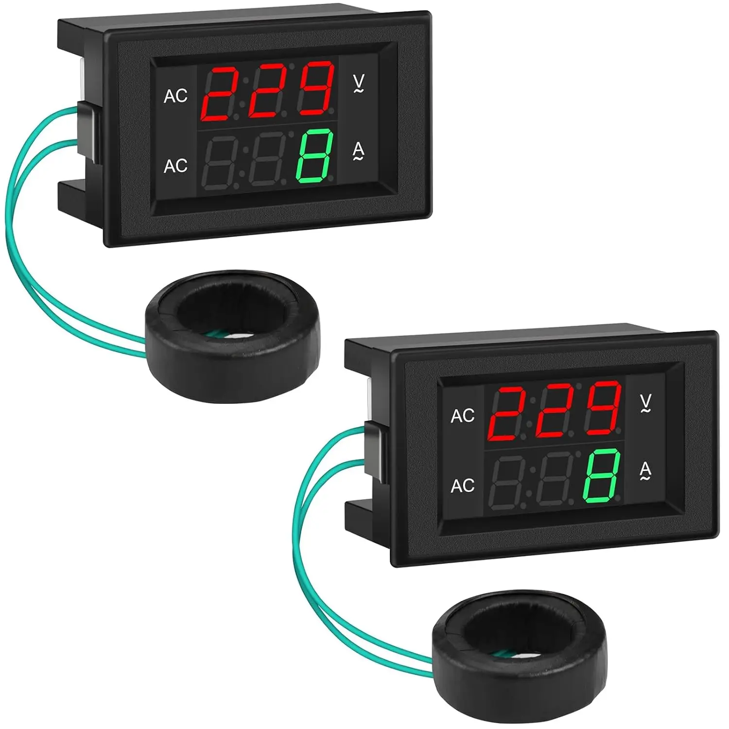 2 шт., цифровой вольтметр переменного тока, 500 В, 200 А, мультиметр 2-в-1, светодиодный 0,39 дюйма с трансформатором тока
2 шт., цифровой вольтметр переменного тока, 500 В, 200 А, мультиметр 2-в-1, светодиодный 0,39 дюйма с трансформатором тока