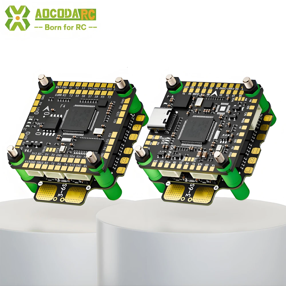 Aocoda-RC 460 V3/V4 Stack F405 V3/V4 Контроллер полета 3060AM32 60A 4in1 ESC 30x30 мм 3-6S для FPV Дрон для фристайла
Aocoda-RC 460 V3/V4 Stack F405 V3/V4 Контроллер полета 3060AM32 60A 4in1 ESC 30x30 мм 3-6S для FPV Дрон для фристайла