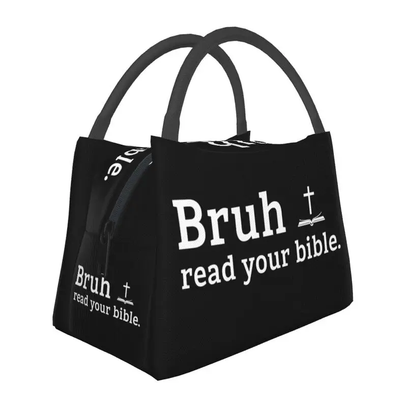 Изготовленные на заказ коробки для завтрака Bruh Read Your Bible, женские христианские цитаты Бога, термохолодильник, изолированная сумка для обеда, контейнер
Изготовленные на заказ коробки для завтрака Bruh Read Your Bible, женские христианские цитаты Бога, термохолодильник, изолированная сумка для обеда, контейнер
