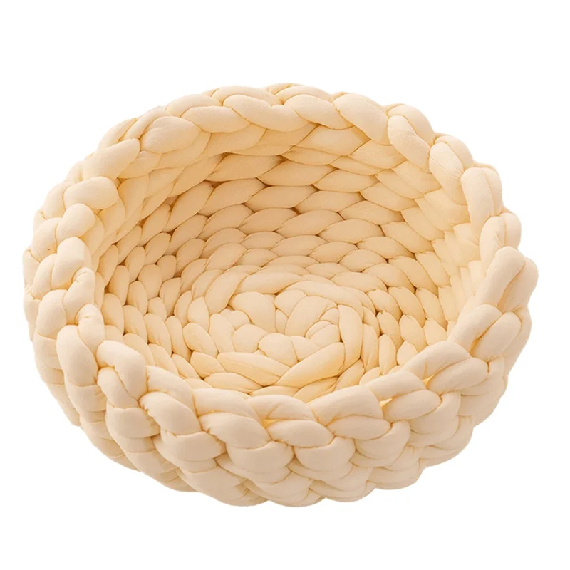 ABMI-Thick Yarn Pet Bed For Cats And Dogs, DIY Cotton-Filled, Removable & Washable For All Seasons
ABMI-Thick Yarn Pet Bed For Cats And Dogs, DIY Cotton-Filled, Removable & Washable For All Seasons