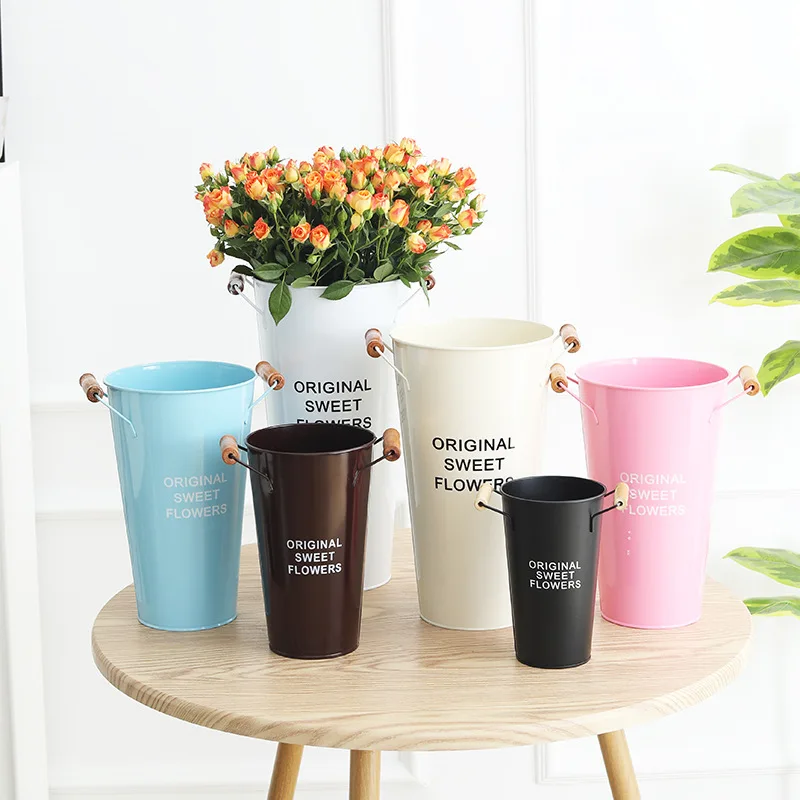 Household Waking Flower Iron Bucket Deep Water Flower Cultivation Bucket Ground Style Vintage Floral Vase Accessories 1pcs
Household Waking Flower Iron Bucket Deep Water Flower Cultivation Bucket Ground Style Vintage Floral Vase Accessories 1pcs