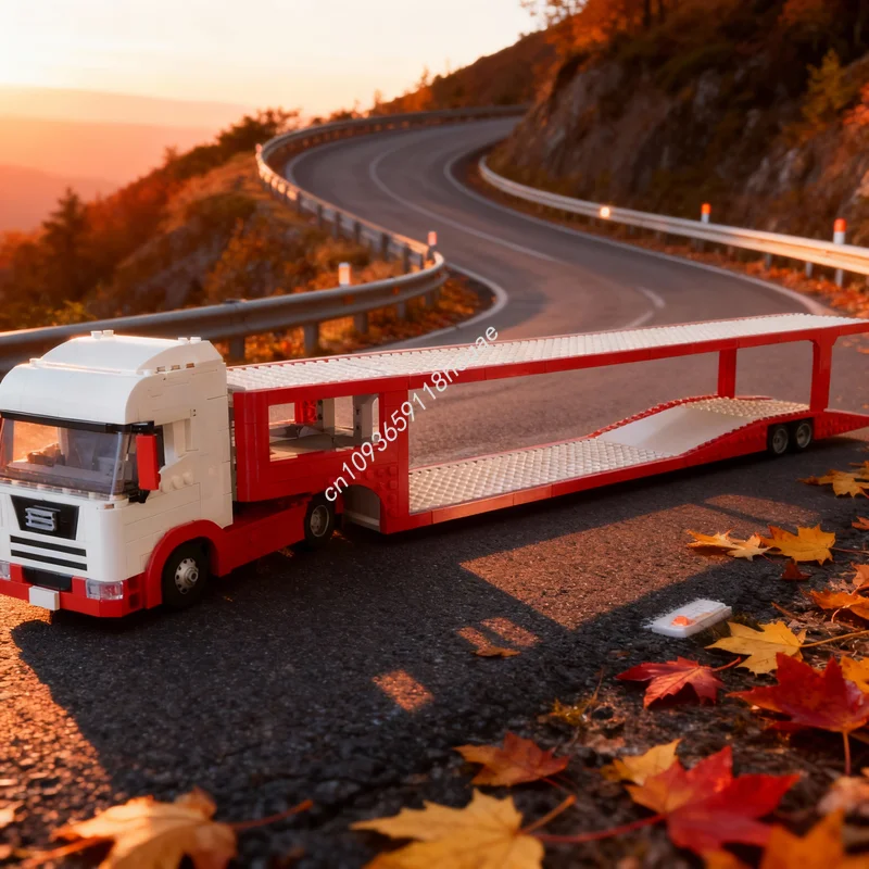 Конструктор MOC City Champions: Модель грузовика-транспортера для радиоуправляемых машин, 1069 деталей. Развивающая игрушка для творчества. Идея для рождественского подарка.
Конструктор MOC City Champions: Модель грузовика-транспортера для радиоуправляемых машин, 1069 деталей. Развивающая игрушка для творчества. Идея для рождественского подарка.