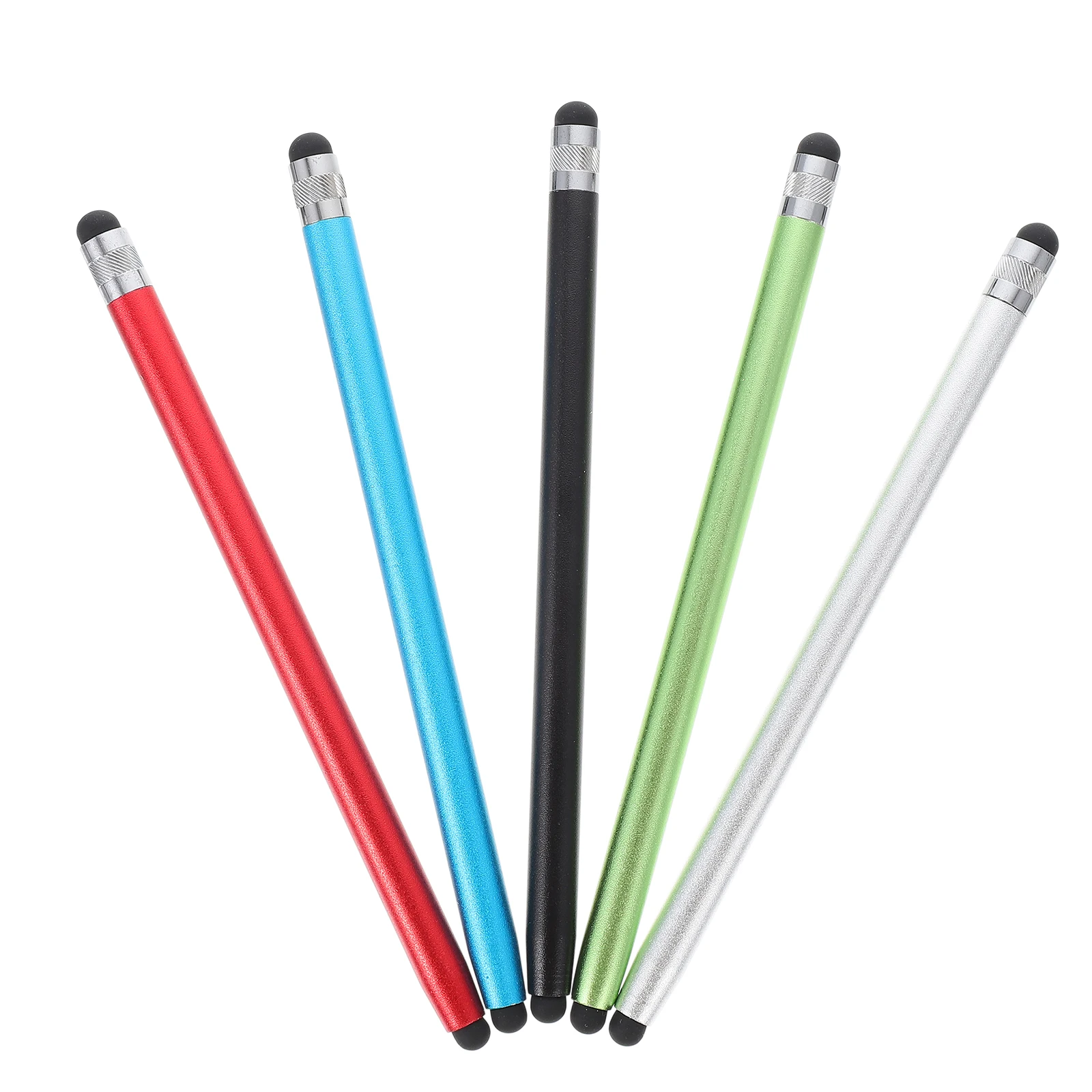 5 Pcs Capacitive Pen Touchscreen Stylus Anti scratch Smooth Sensitive Aluminum Alloy Silicone Material Student Use
5 Pcs Capacitive Pen Touchscreen Stylus Anti scratch Smooth Sensitive Aluminum Alloy Silicone Material Student Use