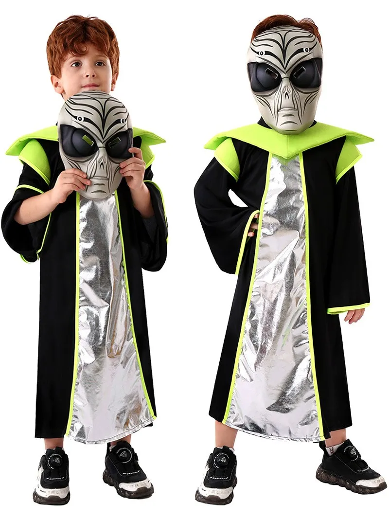 New Halloween Alien ETcos Costume Children Role Play Party Stage Performance Polyester Fiber 100% Spring 2024
New Halloween Alien ETcos Costume Children Role Play Party Stage Performance Polyester Fiber 100% Spring 2024