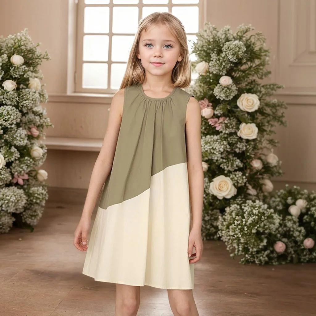 Girls' Summer Dresses Contrast Abstract Dress Individualized Vest Dress Children's Simple Fashion Dress Baby Kids Girls Clothing
Girls' Summer Dresses Contrast Abstract Dress Individualized Vest Dress Children's Simple Fashion Dress Baby Kids Girls Clothing