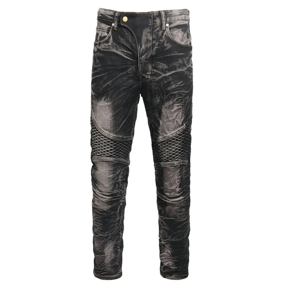 Men Vintage Wash Solid Denim Punk Street Style Ripped Skinny Jeans Trouser Mens Casual Slim Fit Pencil Denim Holes Pants New
Men Vintage Wash Solid Denim Punk Street Style Ripped Skinny Jeans Trouser Mens Casual Slim Fit Pencil Denim Holes Pants New