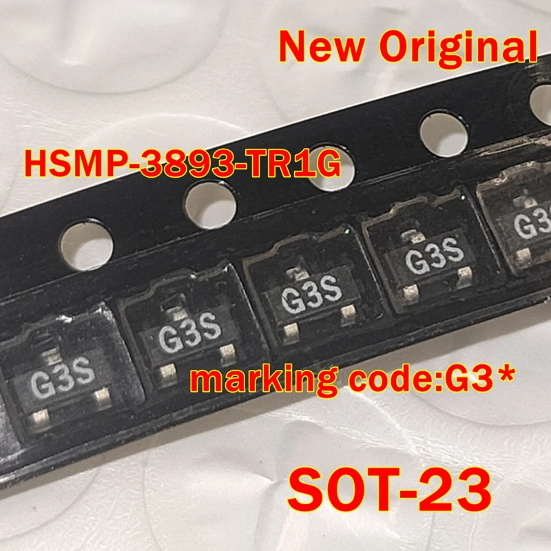 1pcs to 100pcs HSMP-3893-TR1G HSMP-3893 New Original SOT-23 marking code:G3* Surface Mount RF PIN Switch Diodes
1pcs to 100pcs HSMP-3893-TR1G HSMP-3893 New Original SOT-23 marking code:G3* Surface Mount RF PIN Switch Diodes