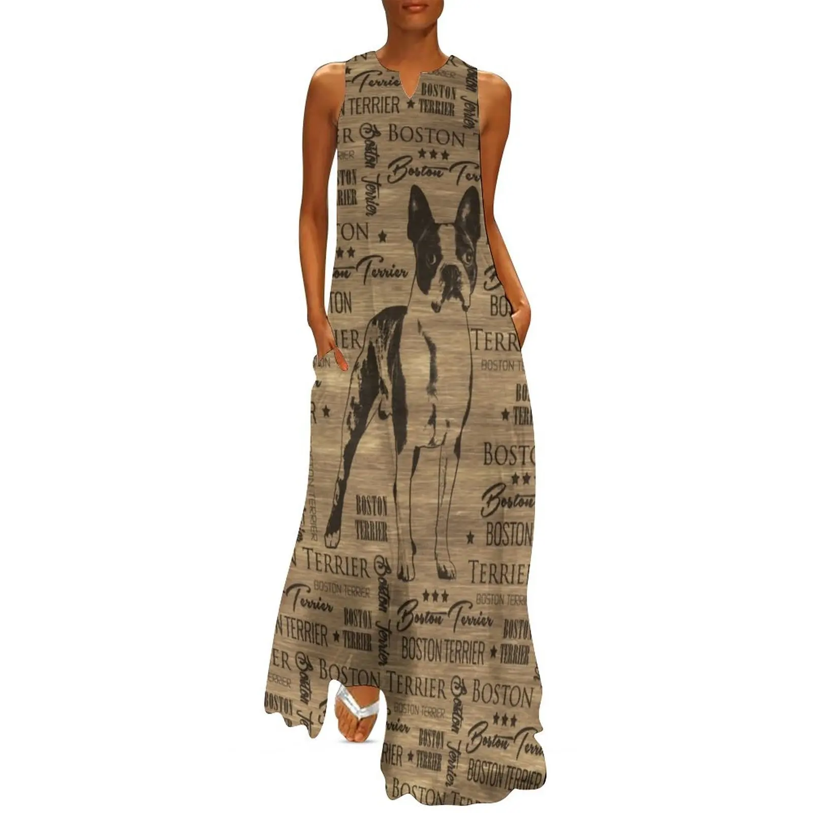 Boston Terrier dog Long Dress dress for woman dress korean style ladies dresses for special occasions
Boston Terrier dog Long Dress dress for woman dress korean style ladies dresses for special occasions
