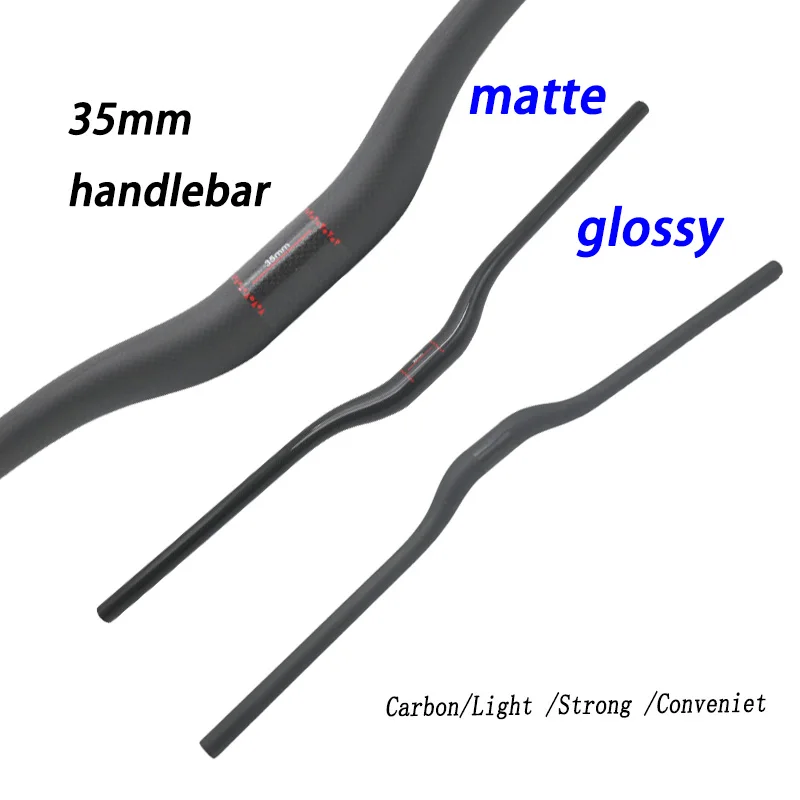 T800 Strong 3K MTB Full Carbon Fiber Handlebar 35mm 600-800mm Mountain Bike Flat Riser Bars Cycling bike Bicycle frame Parts
T800 Strong 3K MTB Full Carbon Fiber Handlebar 35mm 600-800mm Mountain Bike Flat Riser Bars Cycling bike Bicycle frame Parts