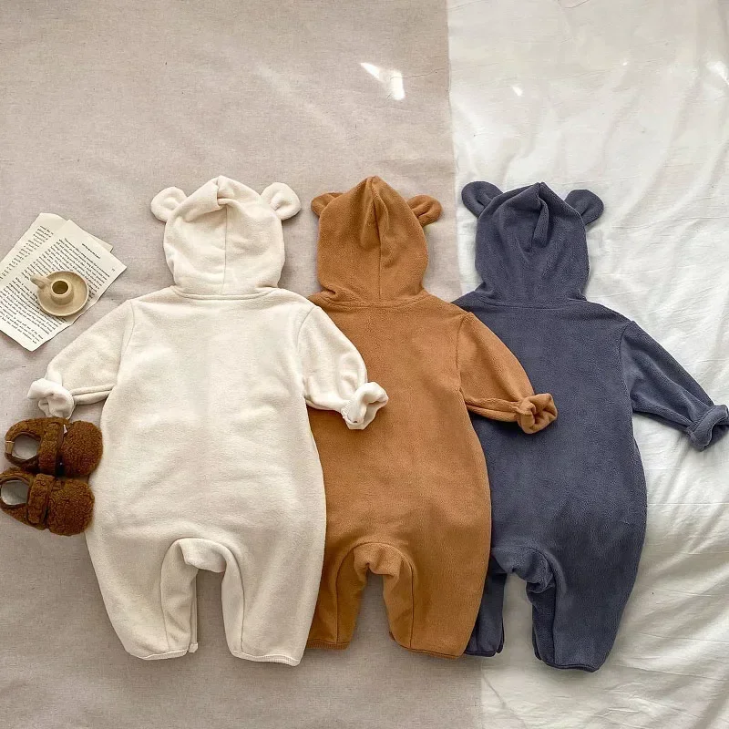 2023 Winter Baby Romper 0-2Years Newborn Boy Girl Long Sleeve Cartoon Bear Hooded Fleece Jumpsuit Warm Playsuit Outwear Clothes
2023 Winter Baby Romper 0-2Years Newborn Boy Girl Long Sleeve Cartoon Bear Hooded Fleece Jumpsuit Warm Playsuit Outwear Clothes