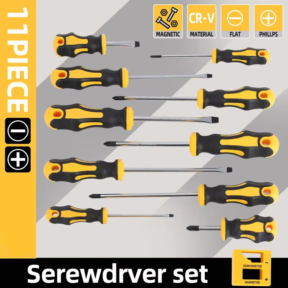 Профессиональный набор отверток 11 в 1, магнитный набор инструментов для ремонта ноутбука, ПК, электронная игровая консоль, домашний универсальный ремонтный комплект «сделай сам»
Профессиональный набор отверток 11 в 1, магнитный набор инструментов для ремонта ноутбука, ПК, электронная игровая консоль, домашний универсальный ремонтный комплект «сделай сам»