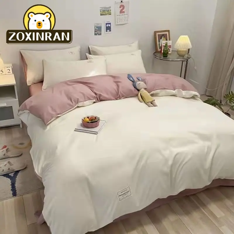 Bed Sheets 4 Pieces Sets Luxury Nordic Covers for Bed... Bedclothes Bedding Set Duvet Cover Comforter Sets Bed Sheet Set
Bed Sheets 4 Pieces Sets Luxury Nordic Covers for Bed... Bedclothes Bedding Set Duvet Cover Comforter Sets Bed Sheet Set
