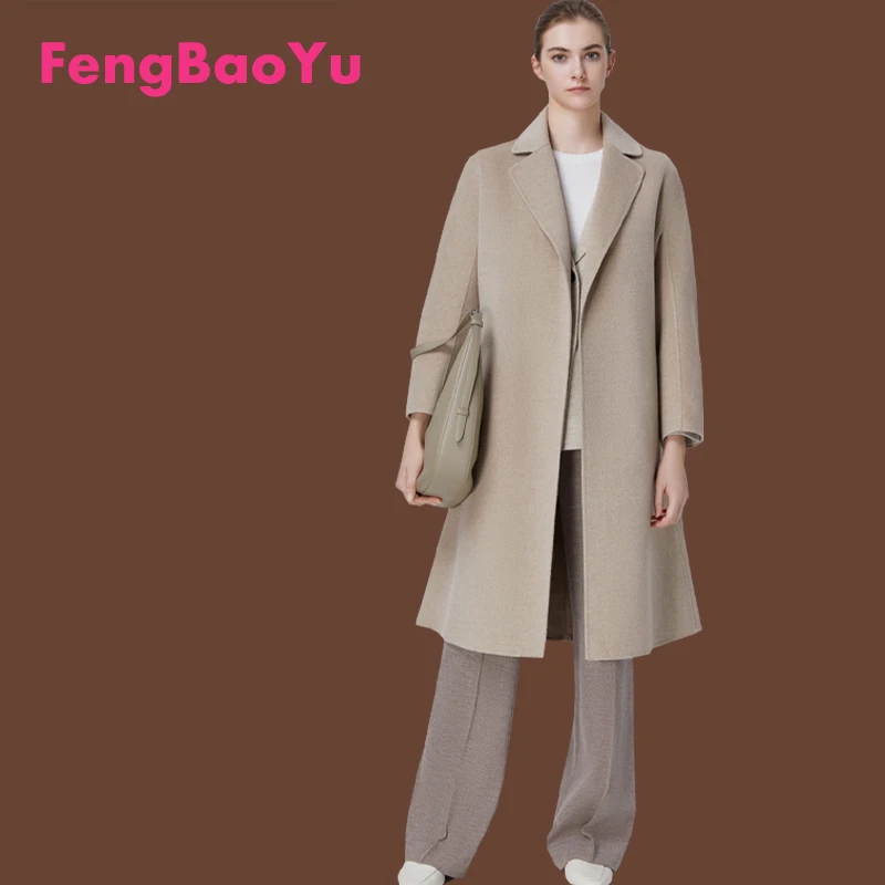 Двустороннее шерстяное женское пальто — простое и элегантное, шерстяная куртка для деловой и повседневной одежды, теплое и удобное 
Двустороннее шерстяное женское пальто — простое и элегантное, шерстяная куртка для деловой и повседневной одежды, теплое и удобное