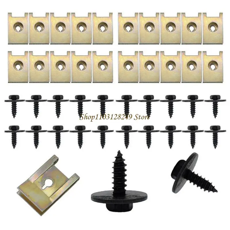 N5KD Selftapping Screw U-Washer Nut Car Gear Fastener Gasket Sheet Metal Clip 40x
N5KD Selftapping Screw U-Washer Nut Car Gear Fastener Gasket Sheet Metal Clip 40x