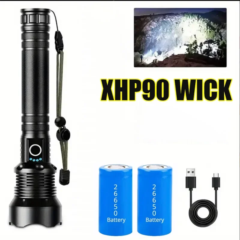 Real Xhp90 Led Flashlight Rechargeable Usb Torch Light Powerful Tactical Flash Light Zoom Hunting Lantern Waterproof Hand Lamp
Real Xhp90 Led Flashlight Rechargeable Usb Torch Light Powerful Tactical Flash Light Zoom Hunting Lantern Waterproof Hand Lamp
