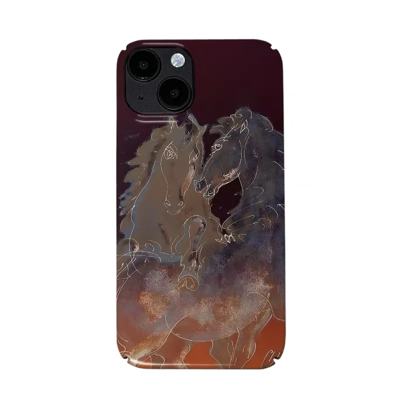 INS Brown Retro Art Horse Phone Case for IPhone 16E 15 14 13 12 MINI 11 Pro Max XS XR XS Max 7 8 Plus Glossy Film Hard PC Cover
INS Brown Retro Art Horse Phone Case for IPhone 16E 15 14 13 12 MINI 11 Pro Max XS XR XS Max 7 8 Plus Glossy Film Hard PC Cover