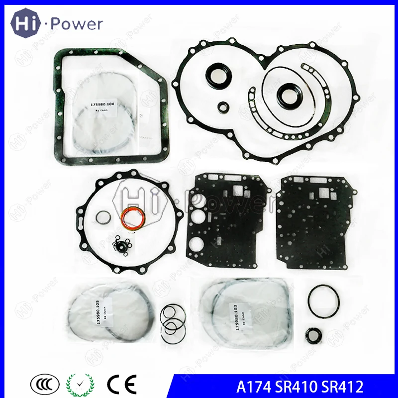 SR410 SR412 A170 SR414 Auto Transmission Clutch Seal Kit For JIMNY LANDY CARIBIAN ESCUDO E-RV Car Gearbox Overhaul Kit
SR410 SR412 A170 SR414 Auto Transmission Clutch Seal Kit For JIMNY LANDY CARIBIAN ESCUDO E-RV Car Gearbox Overhaul Kit