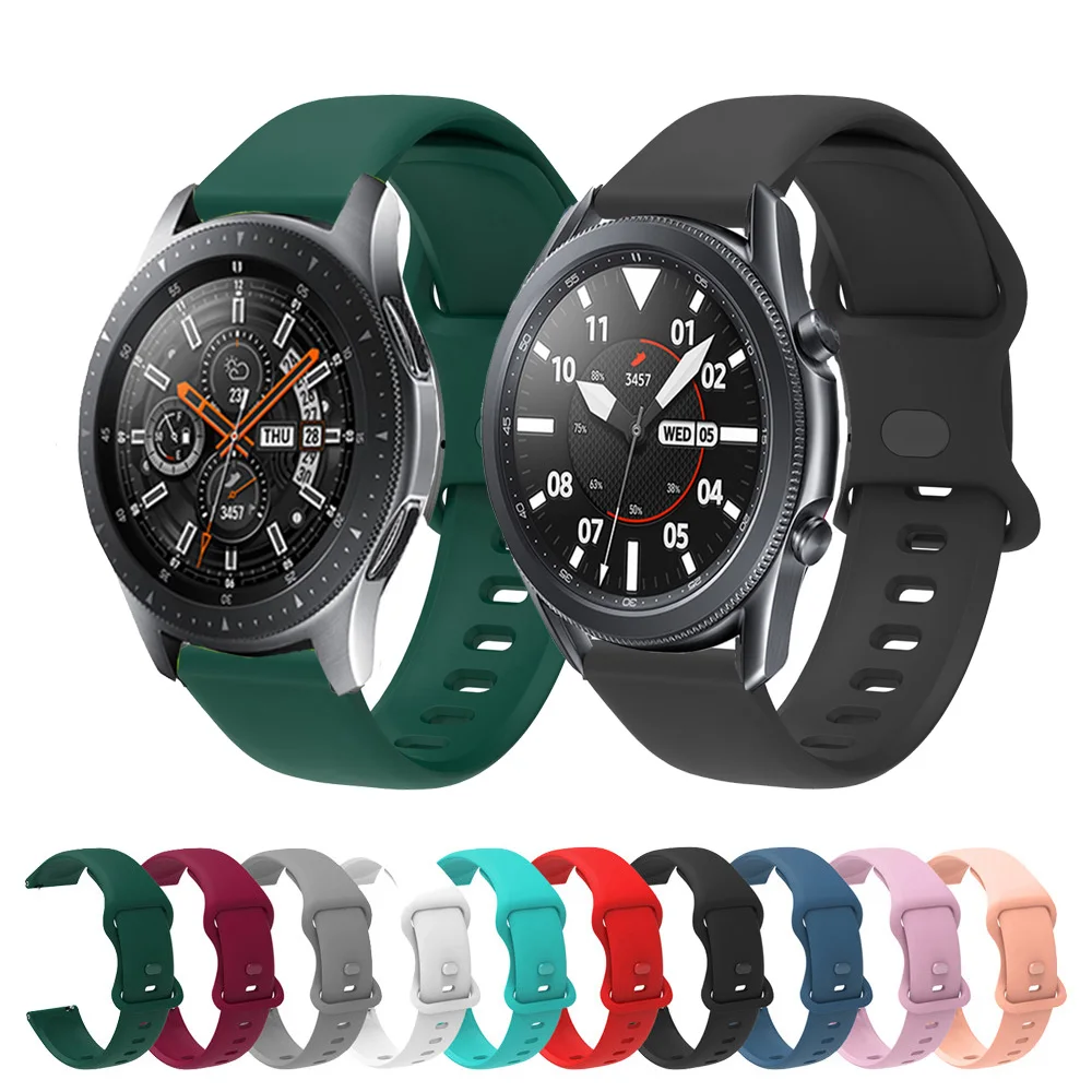 Ремешок силиконовый для Samsung Galaxy Watch 3 41 мм 45 мм, спортивный браслет для наручных часов Galaxy 42 мм 46 мм S3 S2/Active 2, 22 мм 20 мм
Ремешок силиконовый для Samsung Galaxy Watch 3 41 мм 45 мм, спортивный браслет для наручных часов Galaxy 42 мм 46 мм S3 S2/Active 2, 22 мм 20 мм