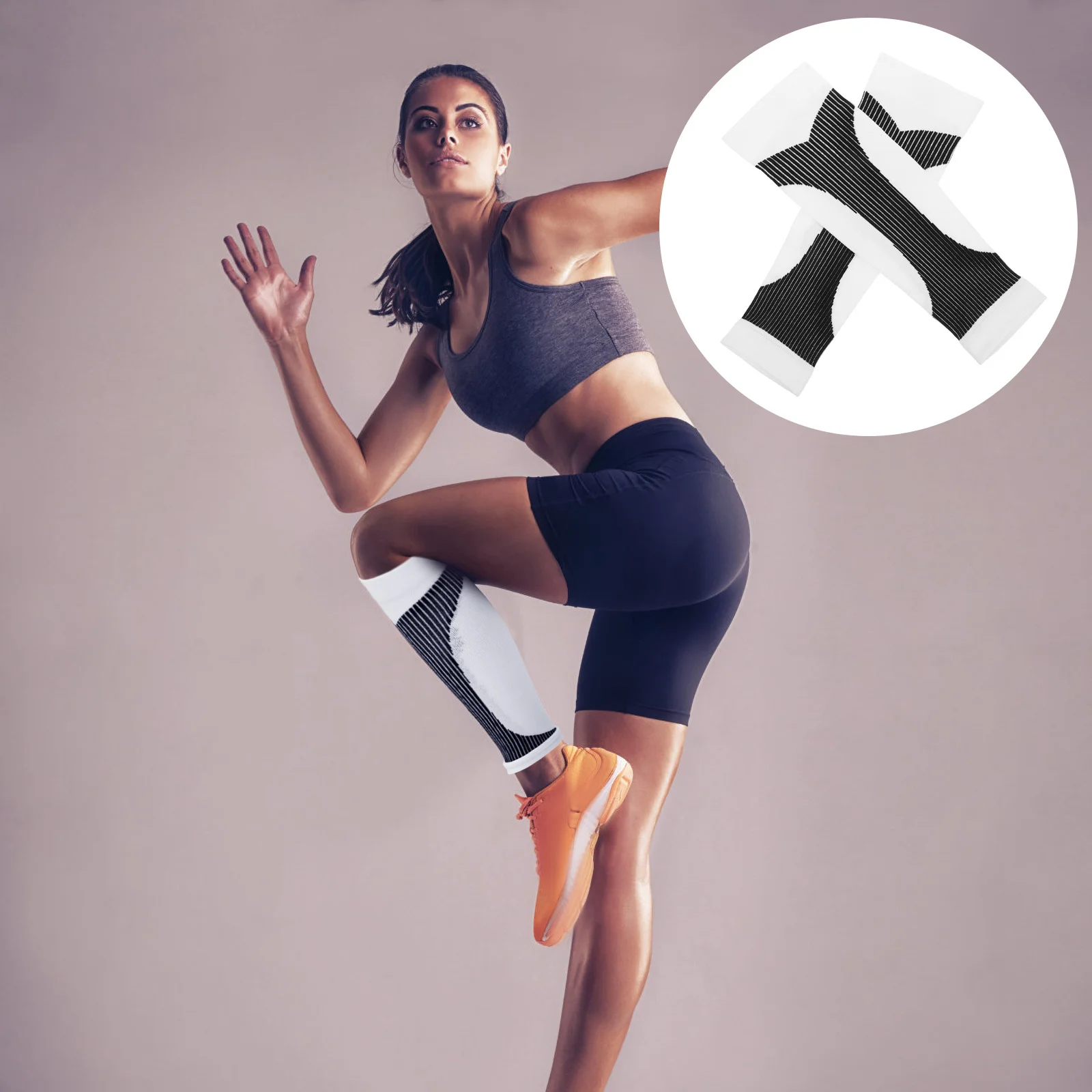 2Pcs Calf Compression Sleeves Elastic Durable Material Reduce Fatigue Sports Leg Warmers Football Leg Sleeves Calf Sleeve
2Pcs Calf Compression Sleeves Elastic Durable Material Reduce Fatigue Sports Leg Warmers Football Leg Sleeves Calf Sleeve