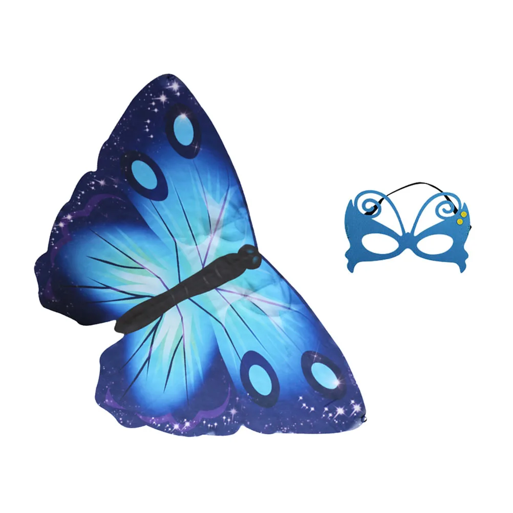 Butterfly Wings Cloak Mask Set Kids Party Accessory Halloween Cosplay Props Children Wear Multicolor Durable Comfortable
Butterfly Wings Cloak Mask Set Kids Party Accessory Halloween Cosplay Props Children Wear Multicolor Durable Comfortable