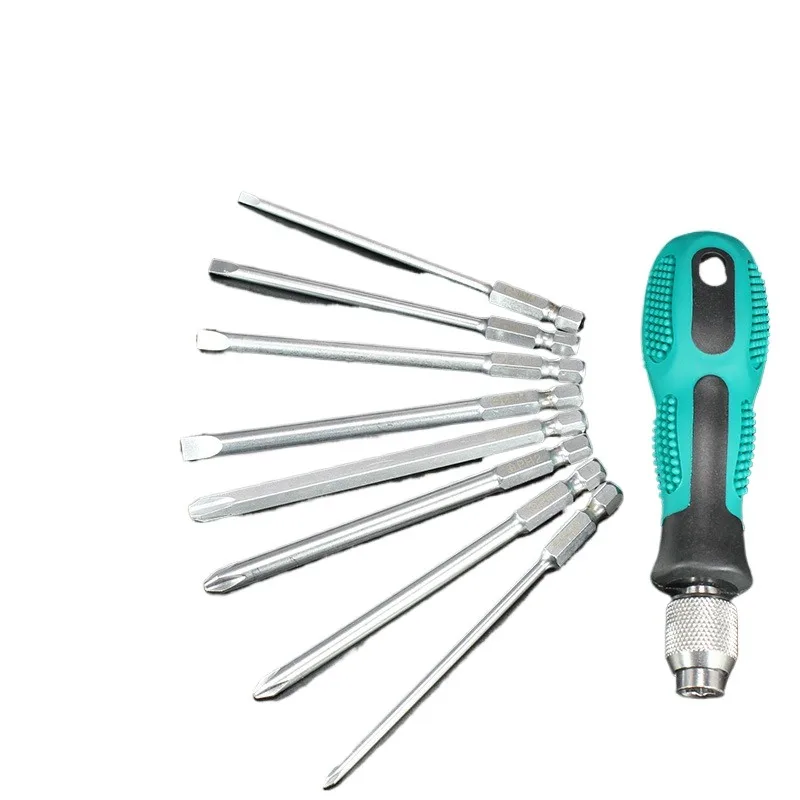 8 in 1 Household Multifunctional Screwdriver Set, Magnetic Phillips & Slotted Screwdrivers for Maintenance & Disassembly
8 in 1 Household Multifunctional Screwdriver Set, Magnetic Phillips & Slotted Screwdrivers for Maintenance & Disassembly