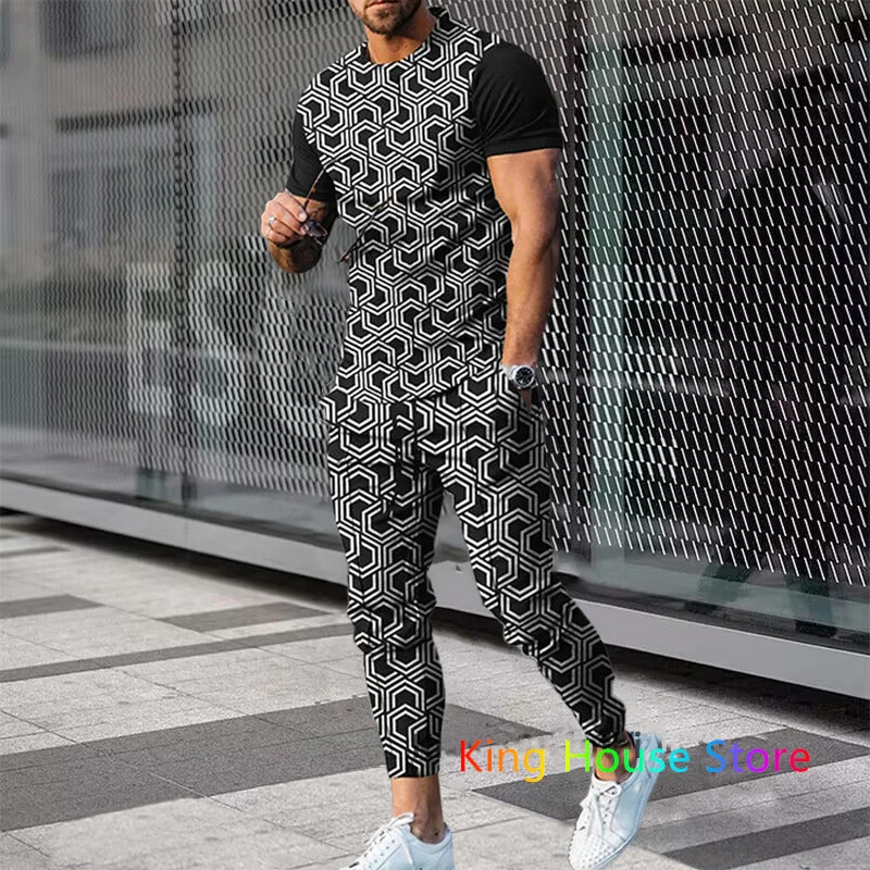 Fashion Tracksuit 2 Piece Outfit Set Men Tshirt Long Pant Suit Summer Oversized Clothes 3D Printed Sportswear Male Jogging Suit
Fashion Tracksuit 2 Piece Outfit Set Men Tshirt Long Pant Suit Summer Oversized Clothes 3D Printed Sportswear Male Jogging Suit
