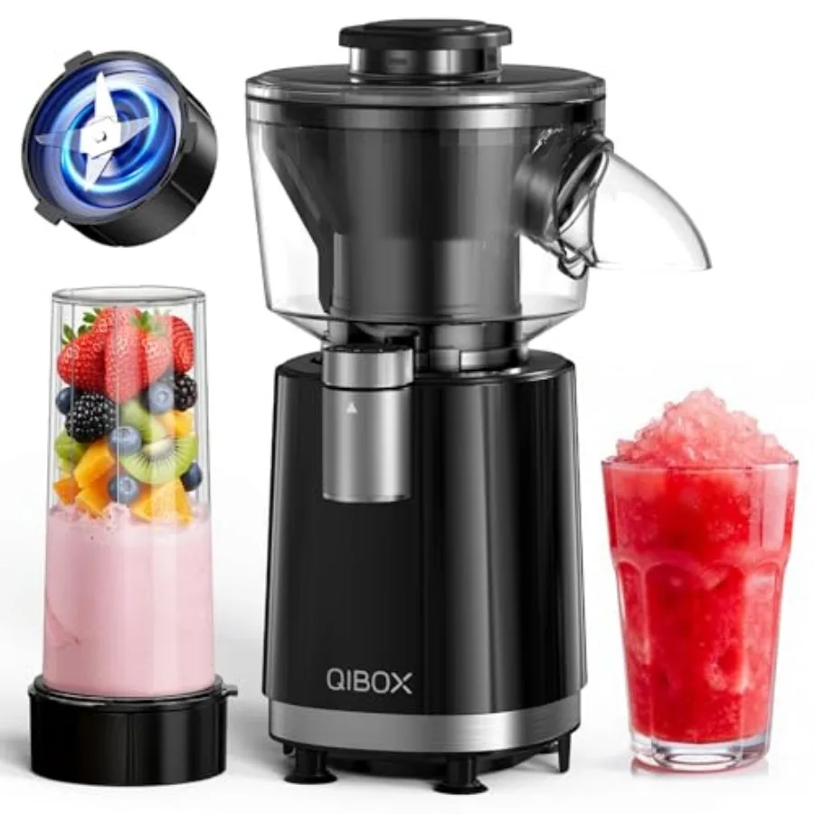 QIBOX Snow Cone Machine and Smoothie Blender 2 in 1, 700W Powerful Shaved Ice Machine Frozen Margarita Machine, Slushine Machin
QIBOX Snow Cone Machine and Smoothie Blender 2 in 1, 700W Powerful Shaved Ice Machine Frozen Margarita Machine, Slushine Machin