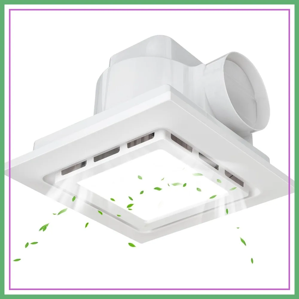 Ultra Quiet Bathroom Exhaust Fan with Light, 145CFM 1.0 Sone, 12" Panel 10"x10" Mount
Ultra Quiet Bathroom Exhaust Fan with Light, 145CFM 1.0 Sone, 12" Panel 10"x10" Mount