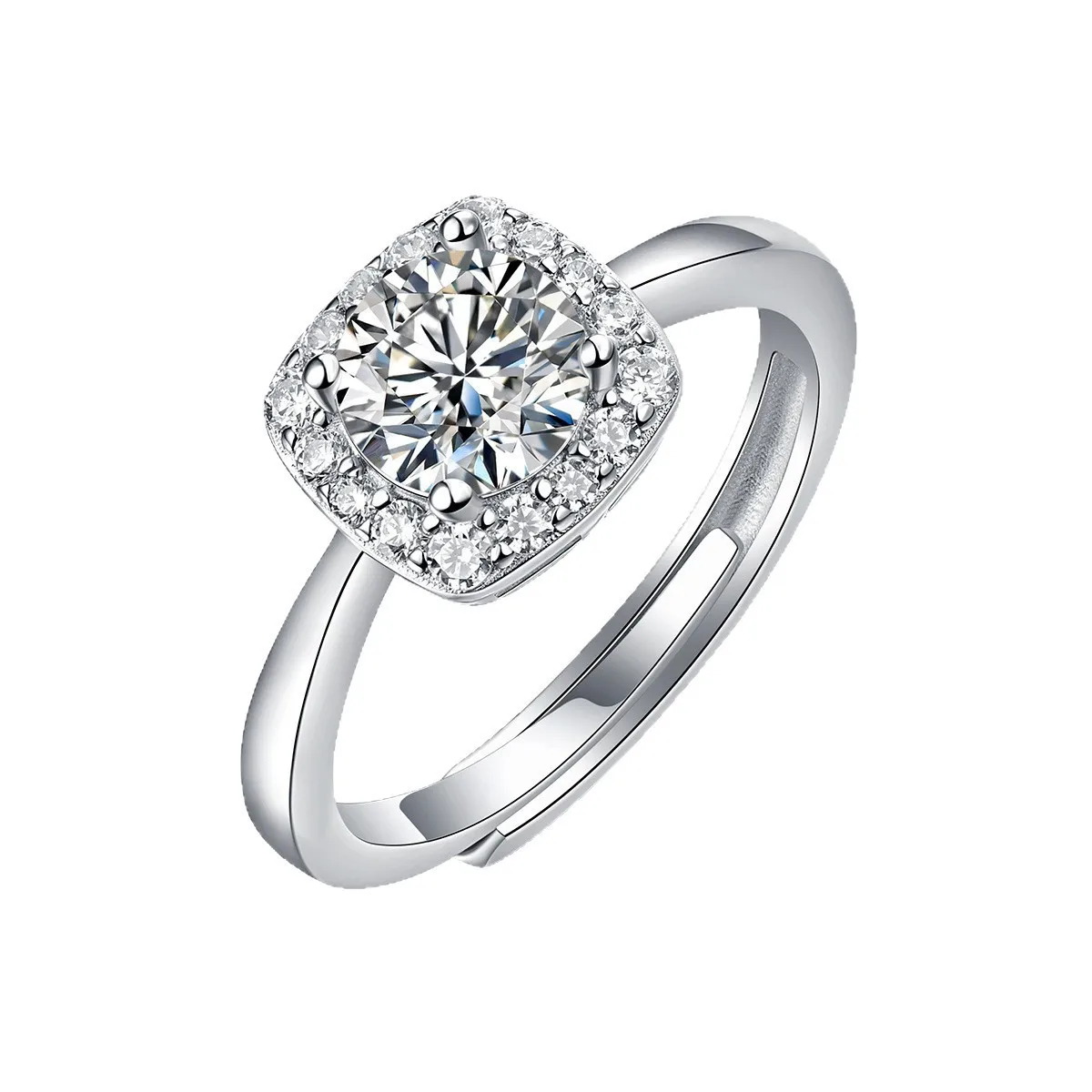 Square Zircon Ring For Women Minimalist Luxury Niche Design Elegant Versatile High-end Open Adjustable Finger Jewelry
Square Zircon Ring For Women Minimalist Luxury Niche Design Elegant Versatile High-end Open Adjustable Finger Jewelry