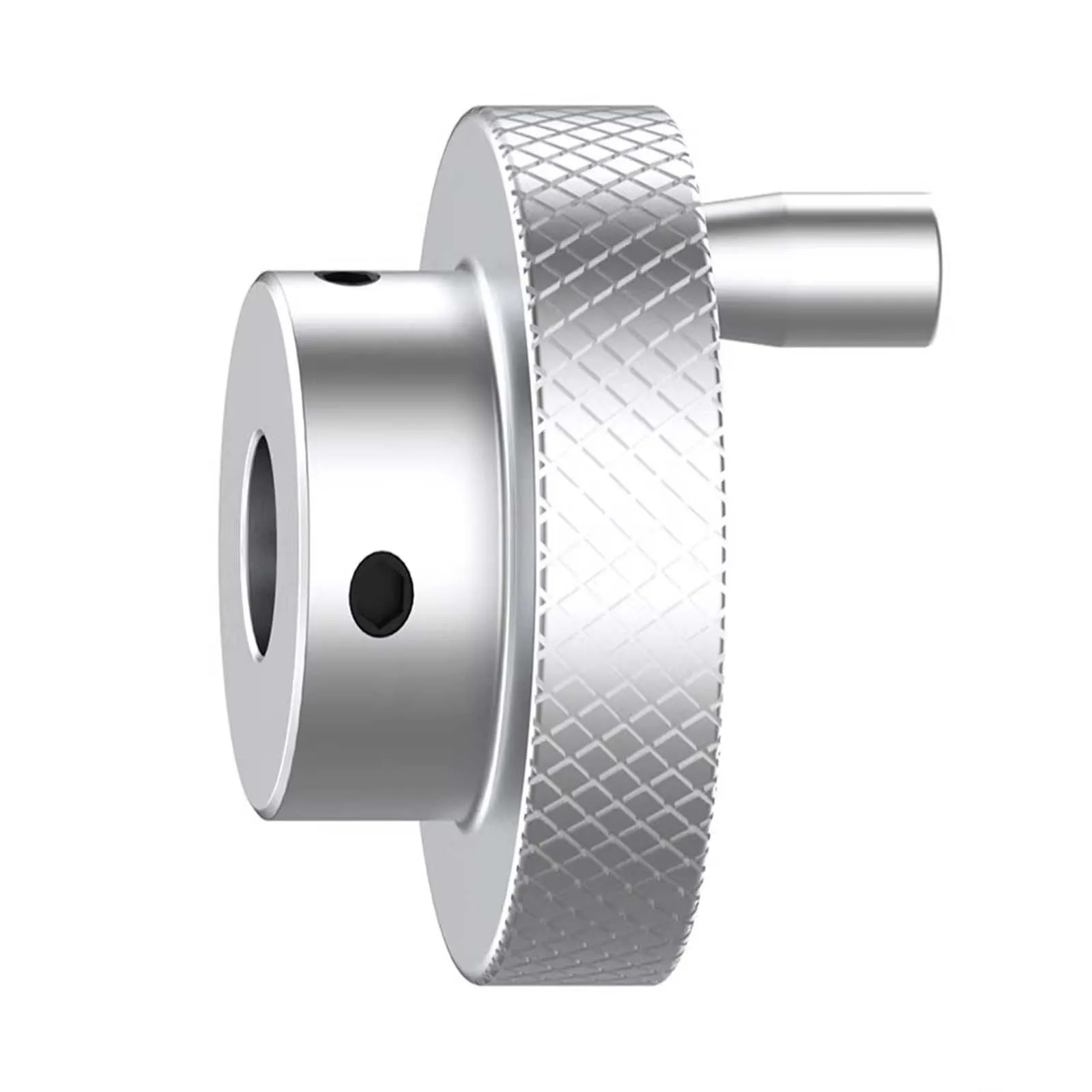 φ50mm 6~16mm Aluminum Alloy Handwheel with Crank, Embossed Knob Top Screw Machine Slide Movable Handwheel 
φ50mm 6~16mm Aluminum Alloy Handwheel with Crank, Embossed Knob Top Screw Machine Slide Movable Handwheel