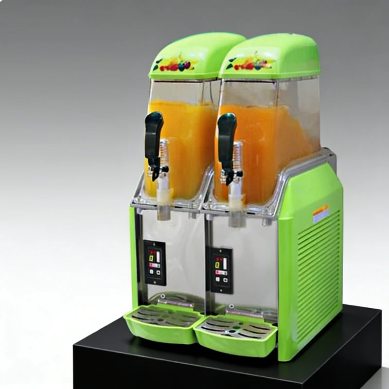 Commercial 6L x 4 Double Tank Electric Automatic Slush Maker Machine Frozen Drink Snow Melting Machine 300W
Commercial 6L x 4 Double Tank Electric Automatic Slush Maker Machine Frozen Drink Snow Melting Machine 300W