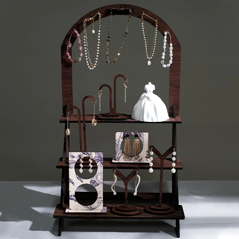 Стеллаж для ювелирных изделий Многофункциональная трехслойная стойка для ювелирных изделий Китайские ретро-серьги Стеллаж для хранения украшений Опора для съемки ювелирных изделий
Стеллаж для ювелирных изделий Многофункциональная трехслойная стойка для ювелирных изделий Китайские ретро-серьги Стеллаж для хранения украшений Опора для съемки ювелирных изделий