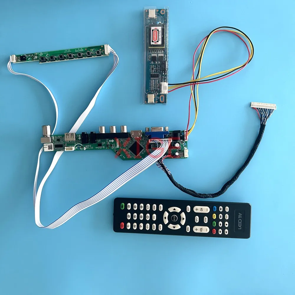 Driver Board Fit LM190WX1 HT190WG3 M190MWW3 M190MWW4 AV+HDMI+VGA+IR+USB LCD Monitor DIY Kit 2CCFL 1440*900 TV Analog 30-Pin LVDS
Driver Board Fit LM190WX1 HT190WG3 M190MWW3 M190MWW4 AV+HDMI+VGA+IR+USB LCD Monitor DIY Kit 2CCFL 1440*900 TV Analog 30-Pin LVDS