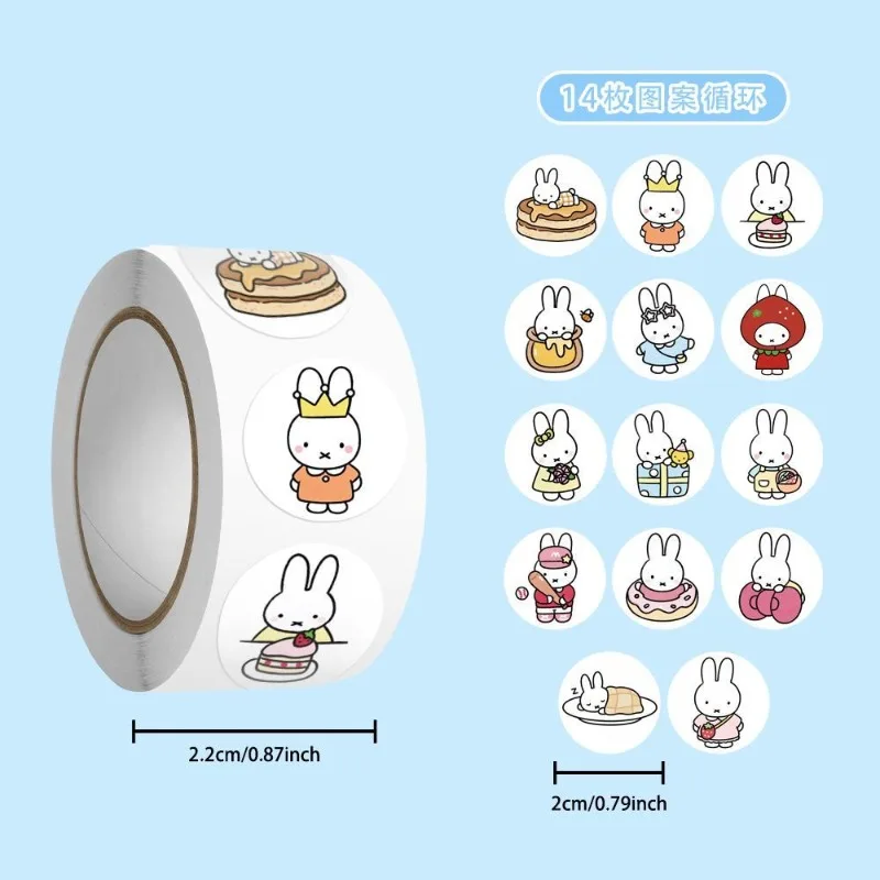 500pcs/1roll Miffy Rabbit Cartoon Sticker Decoration Kawaii Sticker Waterproof Stickers Toy Gift
500pcs/1roll Miffy Rabbit Cartoon Sticker Decoration Kawaii Sticker Waterproof Stickers Toy Gift