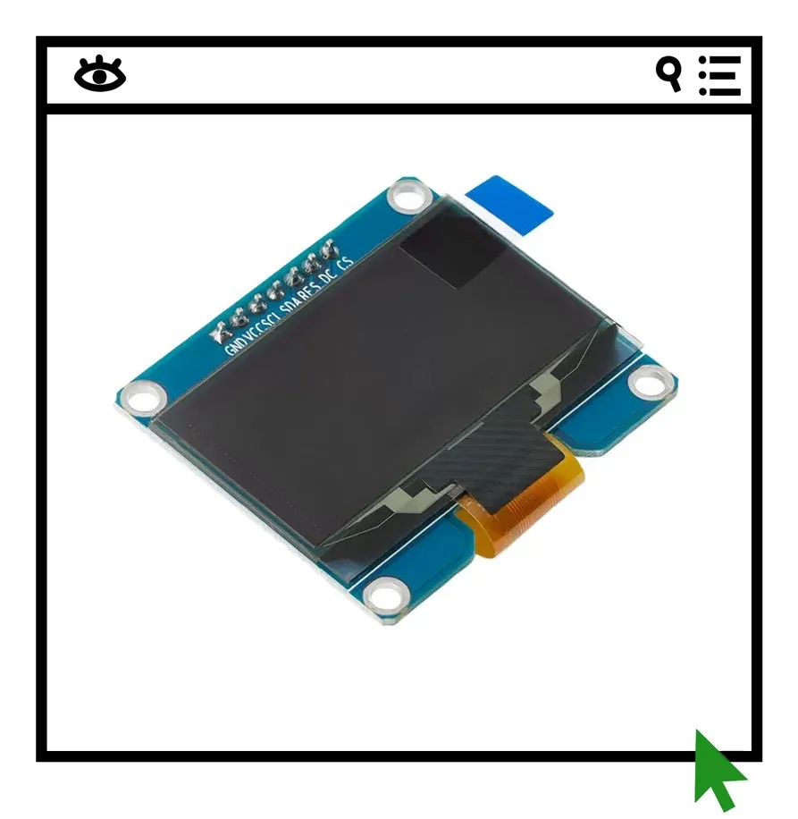 1.54-inch OLED naked screen display LCD screen resolution 128 * 64 SPI/IC interface SSD1309 driver
1.54-inch OLED naked screen display LCD screen resolution 128 * 64 SPI/IC interface SSD1309 driver